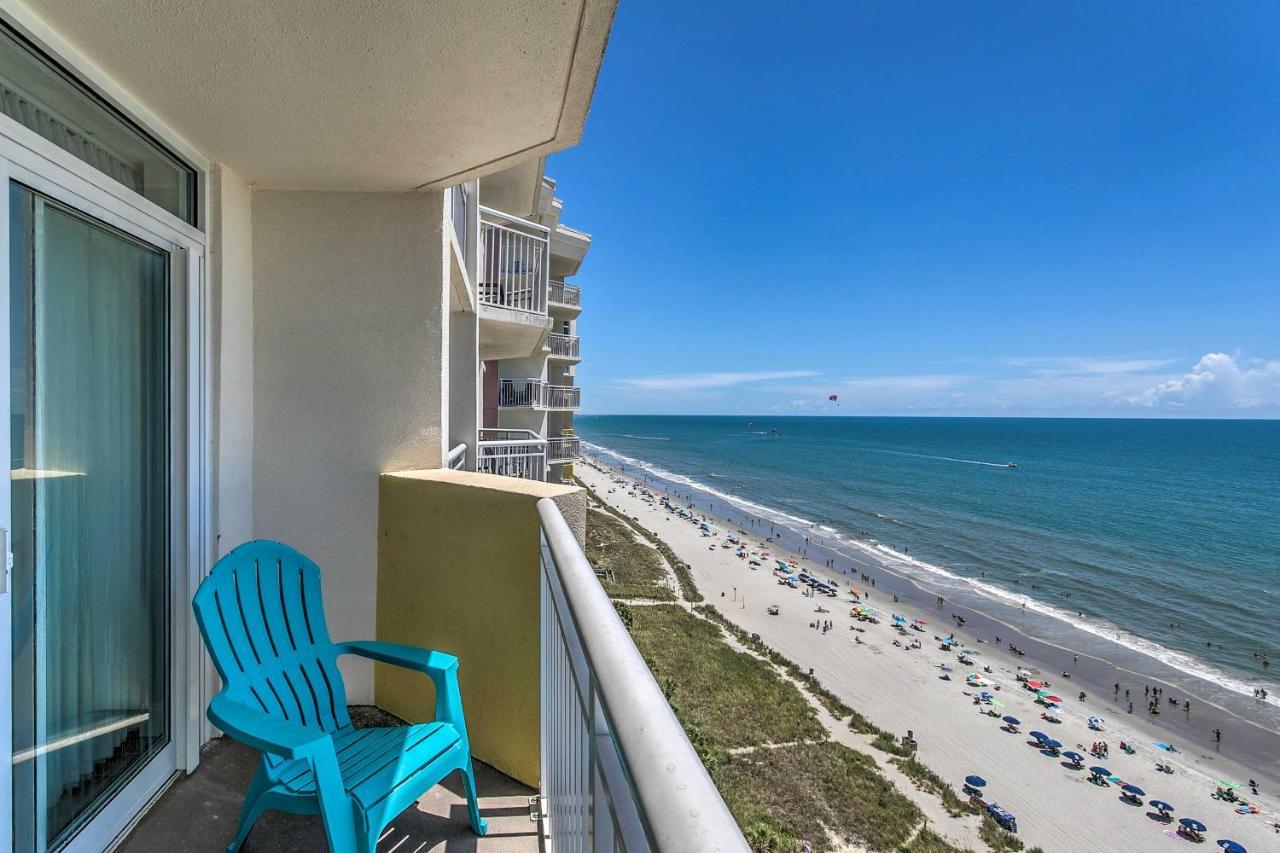 N Myrtle Beach Condo With Ocean View And Lazy River! Exteriör bild