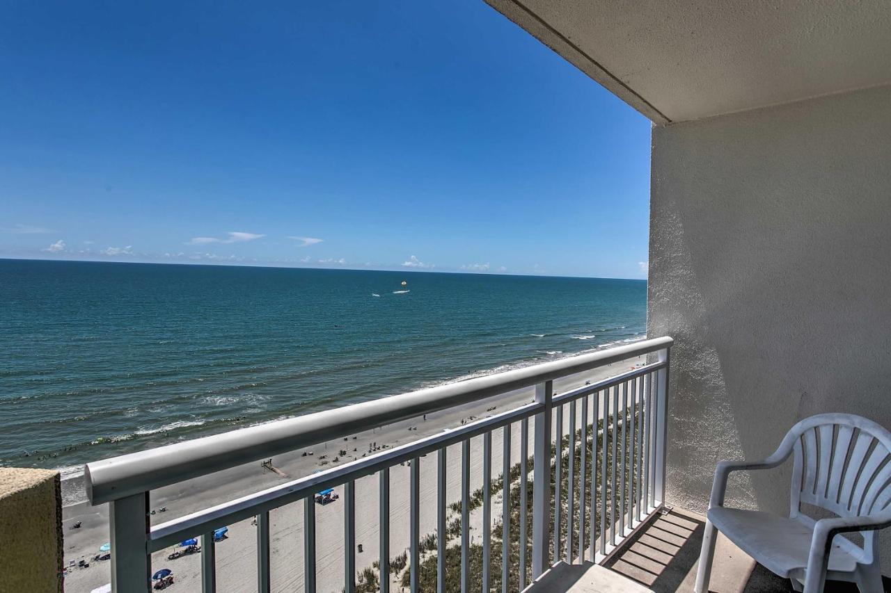 N Myrtle Beach Condo With Ocean View And Lazy River! Exteriör bild